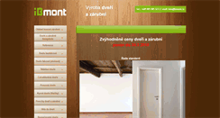 Desktop Screenshot of interierove-dvere-brno.cz